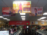 C4 Designs banners used in retail space. Vinyl Banner