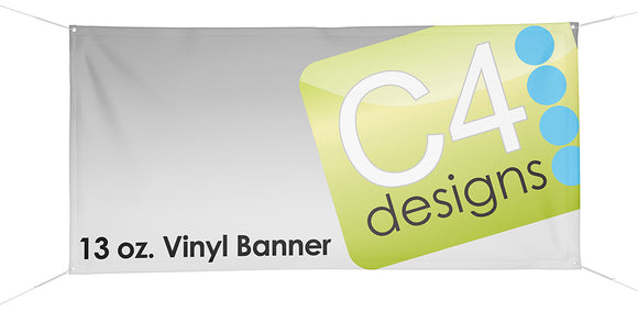 C4 Designs 13 ounce vinyl banner